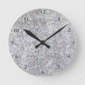 Horloge Ronde Noir de granit (Recto)