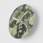 Horloge Ronde Noirs (Angle)