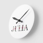 Horloge Ronde Nom Julia (Angle)