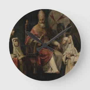 Horloge Ronde Nonnes carmélites de bénédiction de pape Clemen