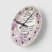 Horloge Ronde Notre Anniversaire (Angle)