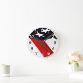 Horloge Ronde Notre drapeau (Maison)
