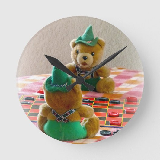 Horloge Ronde Nounours (Recto)