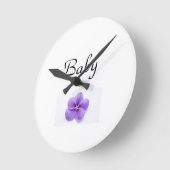 Horloge Ronde Nourriture pour bébés (Angle)