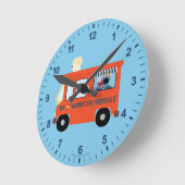 Horloge Ronde Nous Sommes Des Gentils Monstres (Angle)