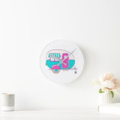 HORLOGE RONDE ****NOUS SOMMES HEUREUX CAMPERS*** FERMER (Maison)