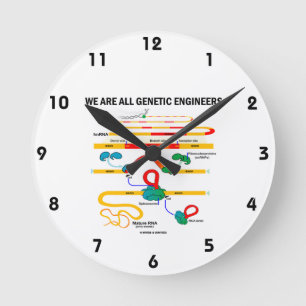 Horloge Ronde Nous sommes tous les ingénieurs génétiques