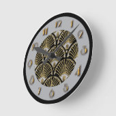 Horloge Ronde Nouveau mur Art déco (Angle)
