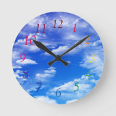 Horloge Ronde Nuages (Recto)