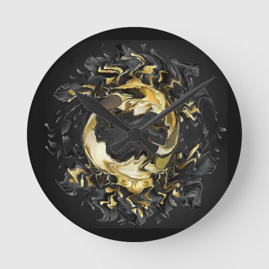 Horloge Ronde Nuit dorée (Recto)