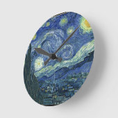 Horloge Ronde Nuit étoilée (Angle)