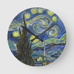 Horloge Ronde Nuit étoilée, Van Gogh