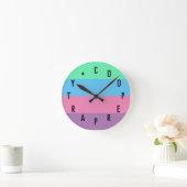 Horloge Ronde Numéro de lettre (Maison)