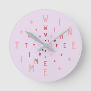 Horloge Ronde Numéro de lettre