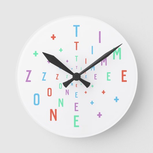 Horloge Ronde Numéro de lettre (Recto)