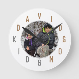 Horloge Ronde Numéro de lettre