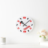 Horloge Ronde O'Clock Cheers Wall Clock (Maison)