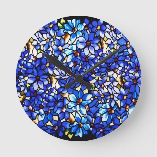 Horloge Ronde Ode to Tiffany Clematis (Recto)