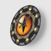 Horloge Ronde Oeil de dragon (Angle)