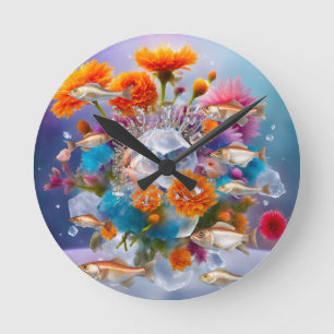 Horloge Ronde OEil de la nature