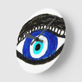 Horloge Ronde Oeil malin (Angle)