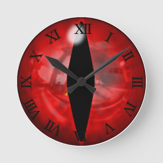 Horloge Ronde OEil rouge (Recto)