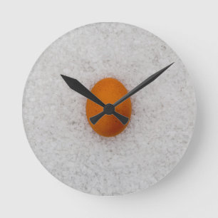 Horloge Ronde Oeuf au sel