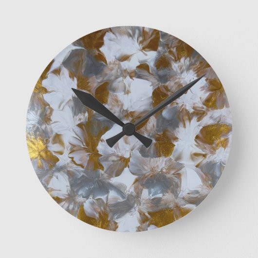Horloge Ronde  œuvre d'art faite main  (Recto)