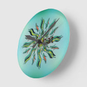 Horloge Ronde Oh mon Dieu ! (Angle)