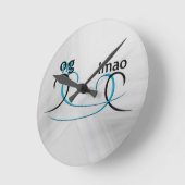 Horloge Ronde Oh mon Dieu ! (Angle)