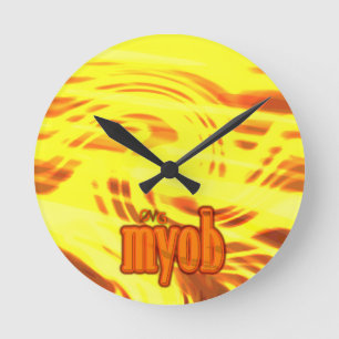 Horloge Ronde Oh mon Dieu !