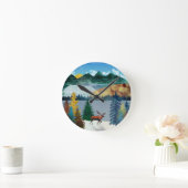 Horloge Ronde Oie du soleil (Maison)