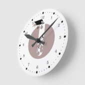 Horloge Ronde Oiseau (Angle)