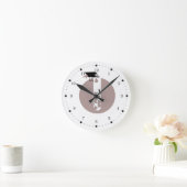 Horloge Ronde Oiseau (Maison)