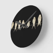 Horloge Ronde Oiseaux musicaux (Angle)