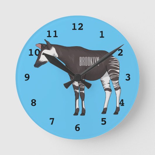 Horloge Ronde Okapi (Recto)