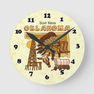 Horloge Ronde Oklahoma 24h/24