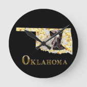 HORLOGE RONDE OKLAHOMA RÊVE ! (Recto)