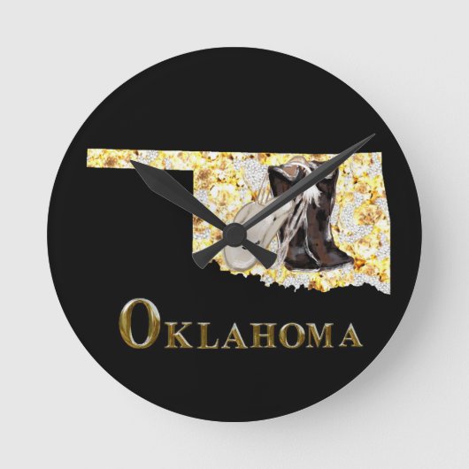 HORLOGE RONDE OKLAHOMA RÊVE ! (Recto)