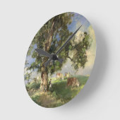 Horloge Ronde Old Ash Tree (Angle)