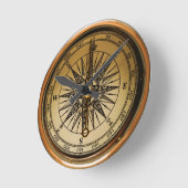 Horloge Ronde Old compass (Angle)