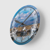 Horloge Ronde Old Fishing (Angle)
