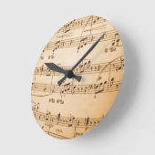 Horloge Ronde Old Sheet (Angle)