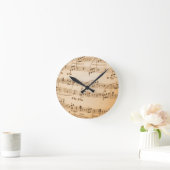 Horloge Ronde Old Sheet (Maison)