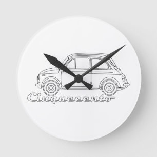 Horloge Ronde Oldtimer Cinquecento