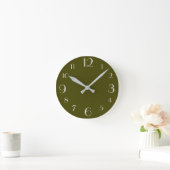 Horloge Ronde Olive (Maison)
