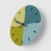 Horloge Ronde Olive Green (Angle)