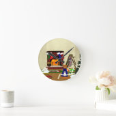 Horloge Ronde Oliver Décore pour Noël (Maison)