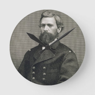 Horloge Ronde Oliver Otis Howard (1830-1909), gravé par Robert