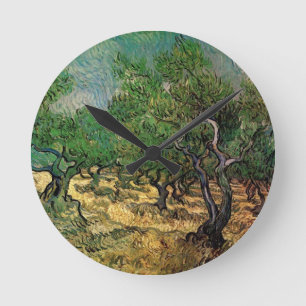 Horloge Ronde Oliveraie par Vincent van Gogh